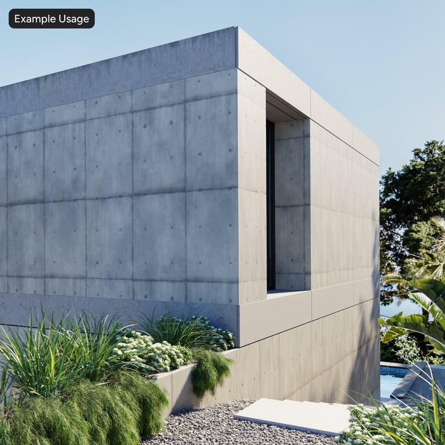 Textura de concreto envelhecido com furo para gravata, cinza
