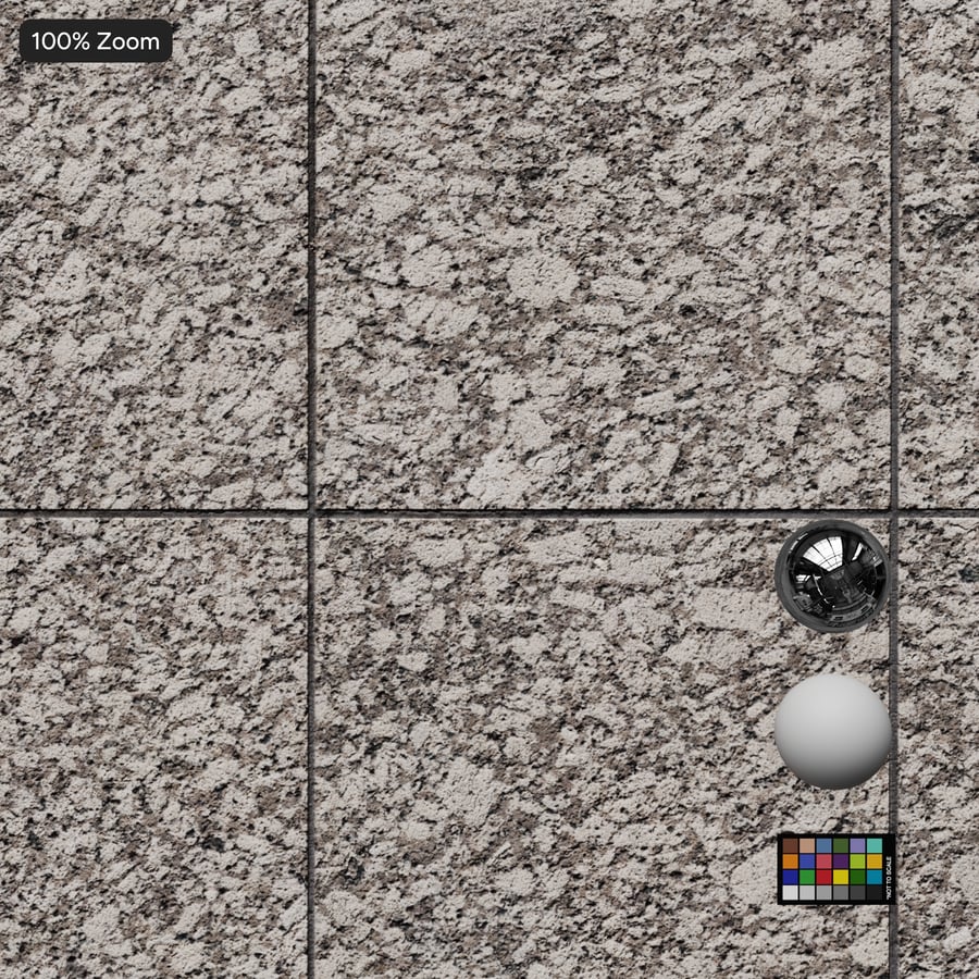 Speckled Stone Tile Floor Texture, Light Grey