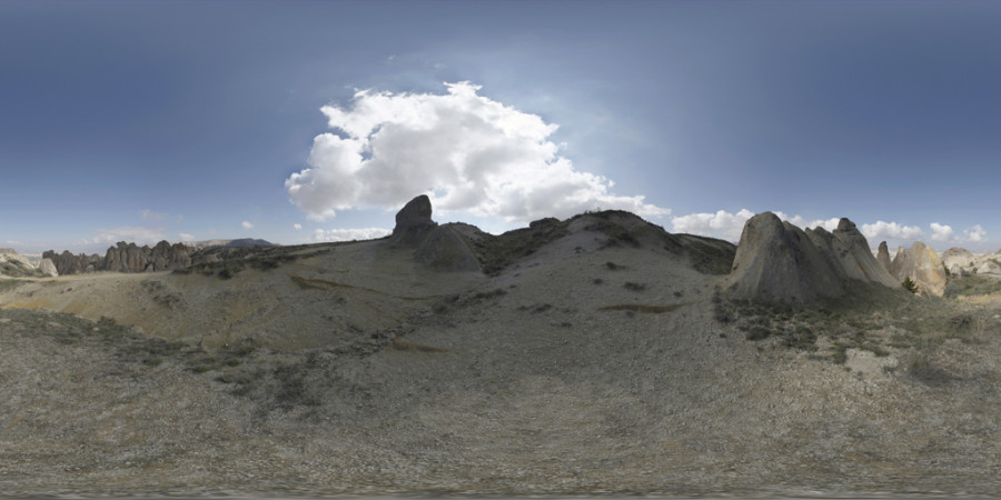 Drifting Cloud Afternoon Cappadocia Outdoor Sky HDRI