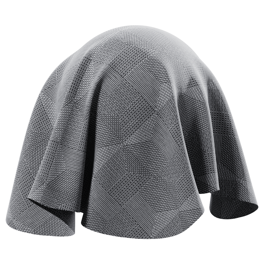 Crystal Field Pattern Upholstery Fabric Texture, Grey - Poliigon