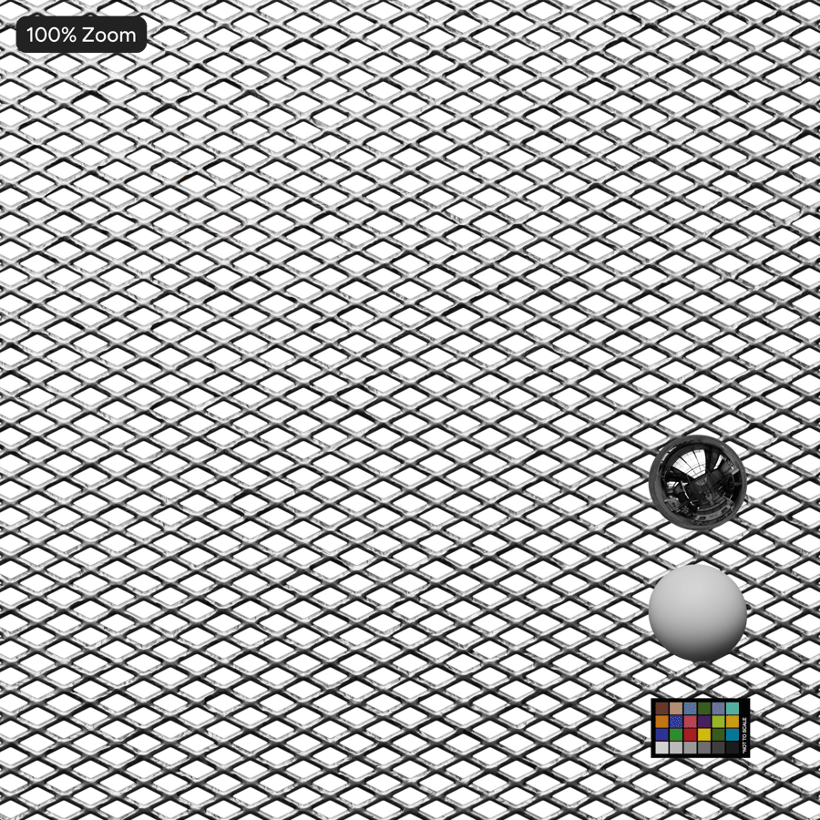 Textura de malha metálica diamantada
