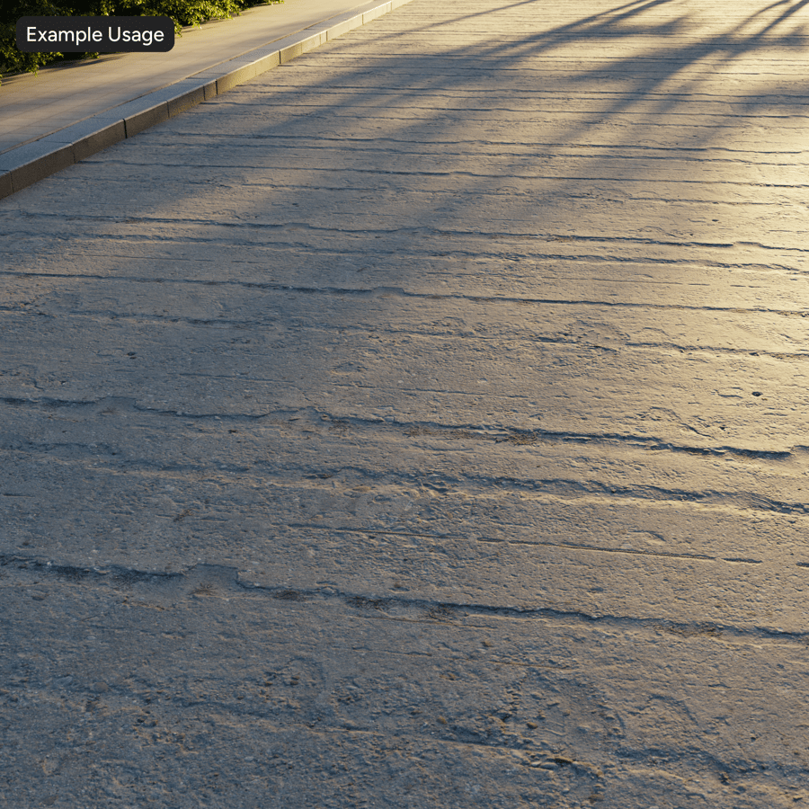 Textur für erodierten Beton-Gehweg