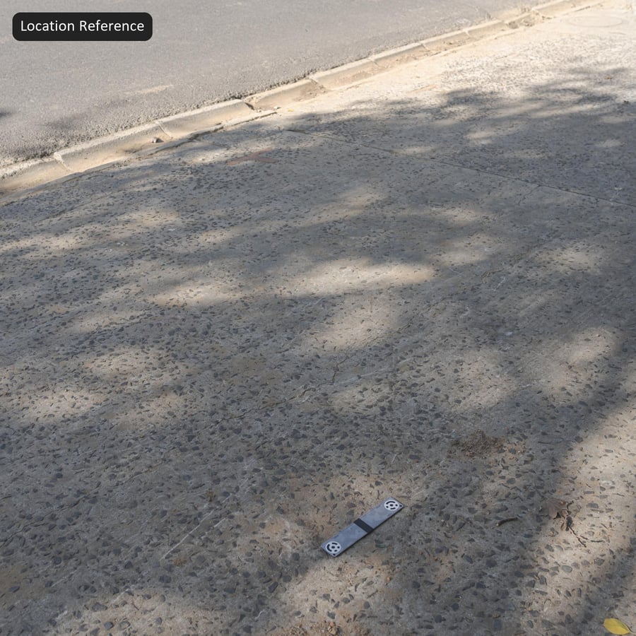 Textura de calçada de concreto agregado desgastado