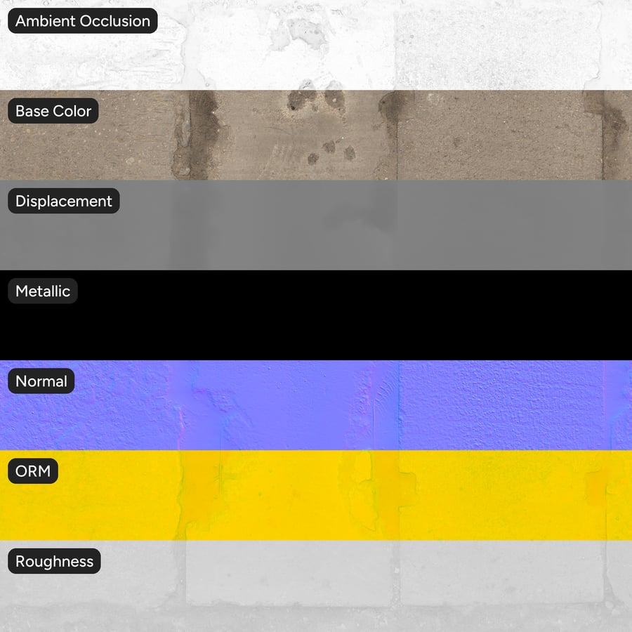 Odłamany panel z otworami mocującymi Tekstura chodnika betonowego