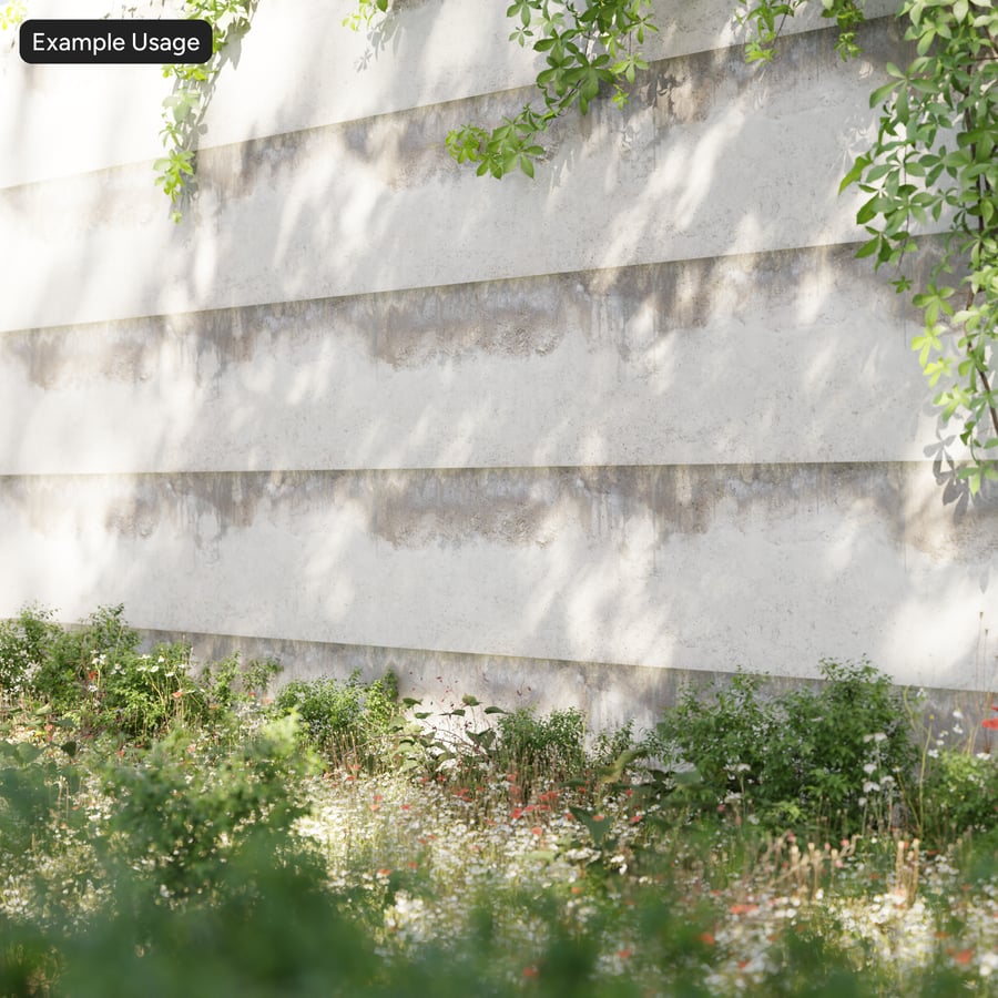 Streaked Smooth Concrete Texture, Powder Ash