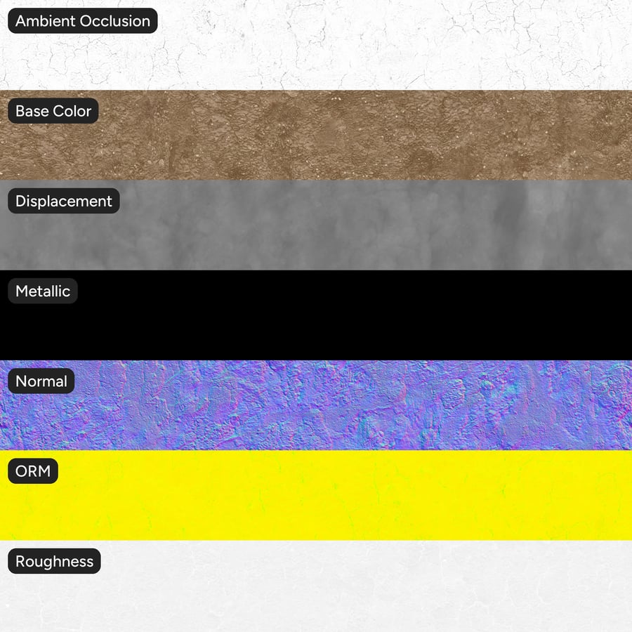 Cracked Dry Earth Ground Texture