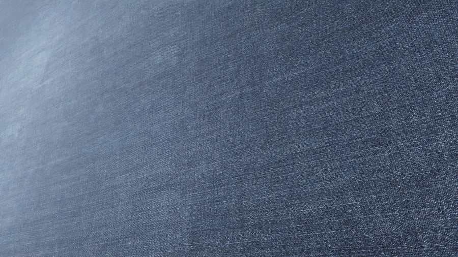 Dark Twill Denim Fabric Texture, Blue