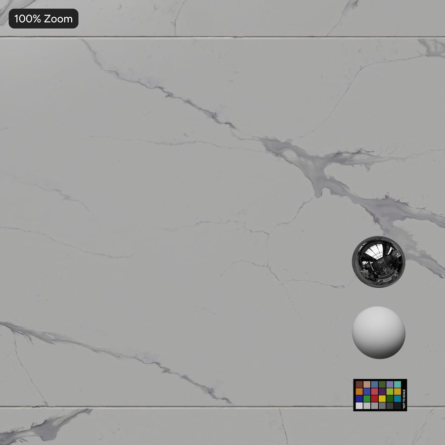 Rectangular Quartz Matte Tile Texture, White
