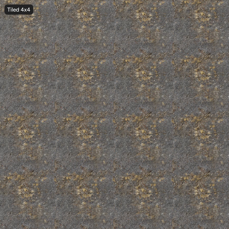Textura de pista de cascalho compactado