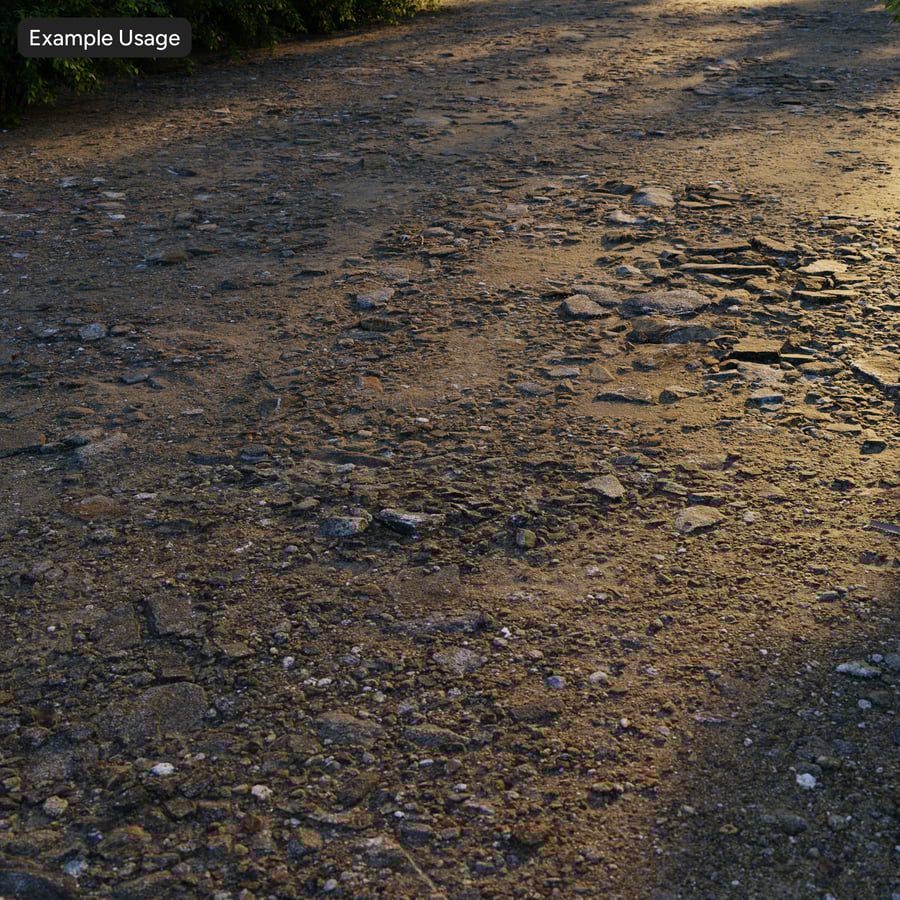 Gravel on Dirt Texture
