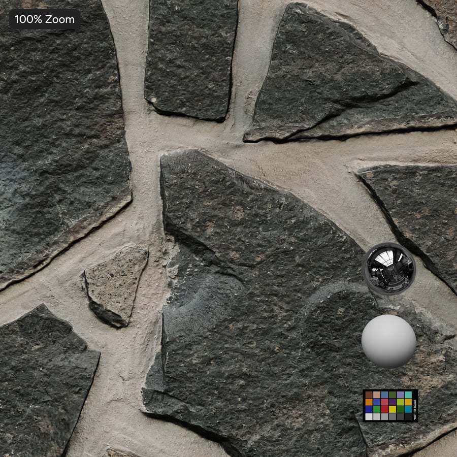 Irregular Paving Stone Wall Texture