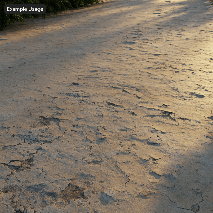 Dry Cracked Ground Texture