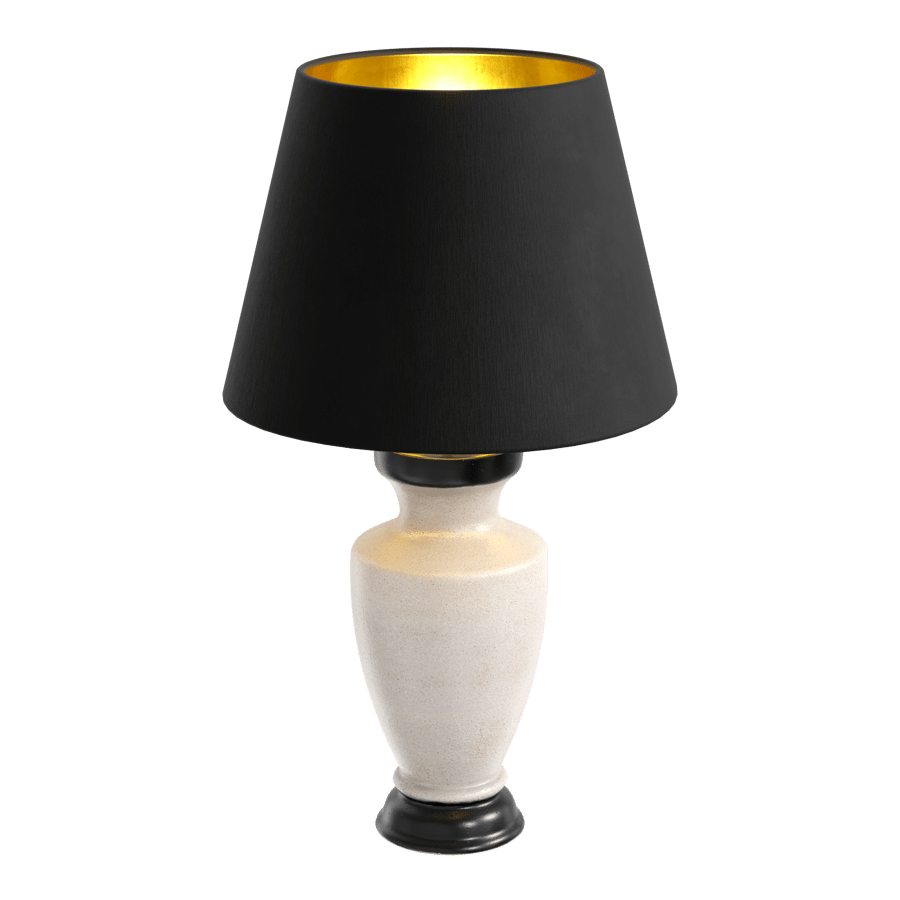 Eno Ceramic Arrius Calmness Shade Lamp Model, White