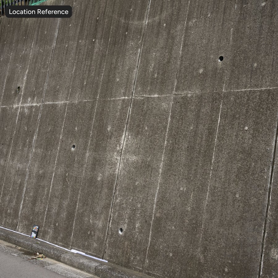 Tekstur Beton Panel Bergelembung, Abu-abu Tua