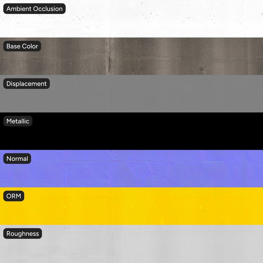 Weathered Board Form with Tie Holes Concrete Wall Texture