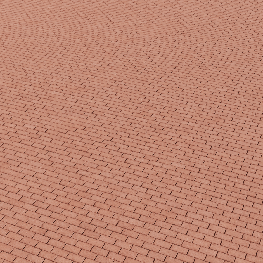 Brick Running Paving Texture, Red