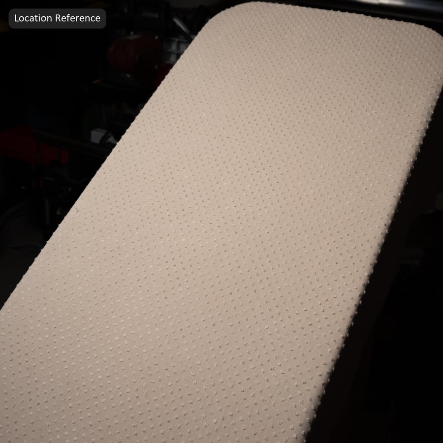 Tuftowana tekstura tkaniny, biały