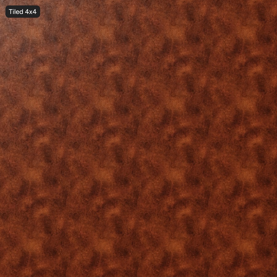 Textura de couro de sela de búfalo selvagem, marrom avermelhado