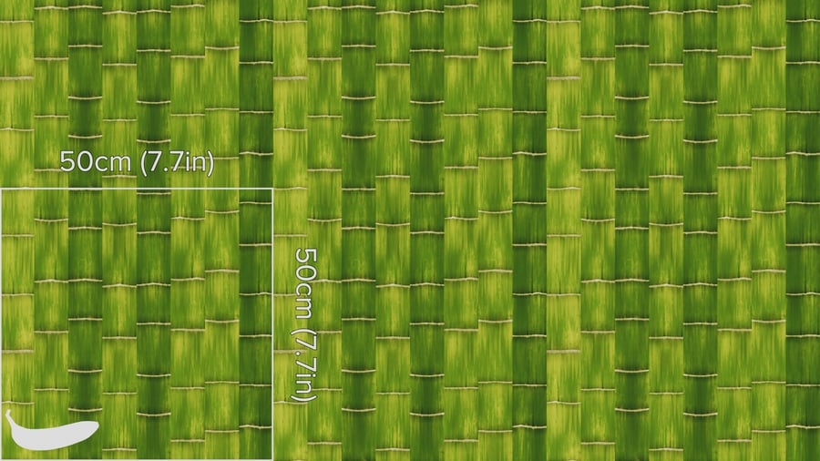 Discolored Bamboo Texture Atlas, Green