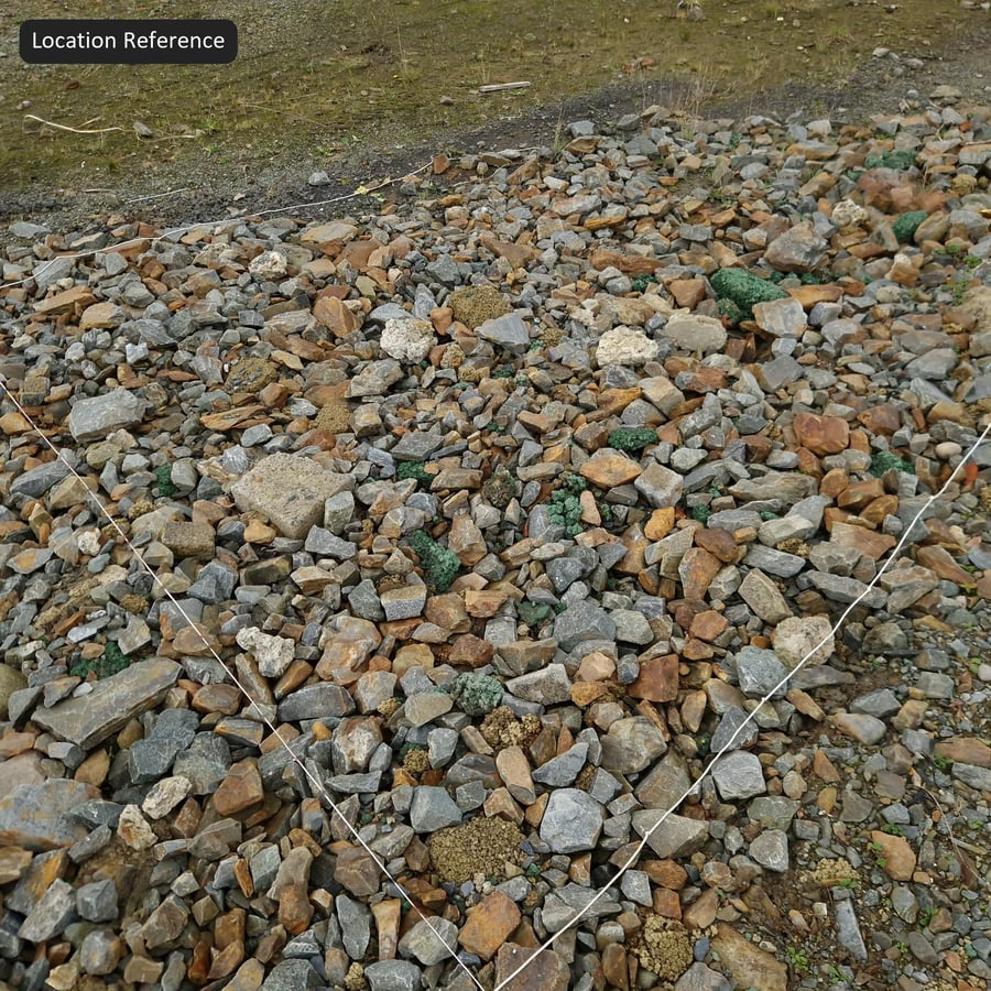 Loose Demolition Rubble and Rock Texture, Grey and Brown