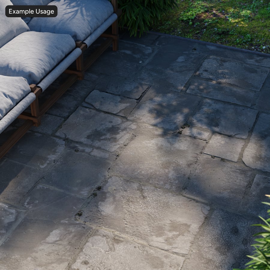 磨损的混凝土人行道纹理