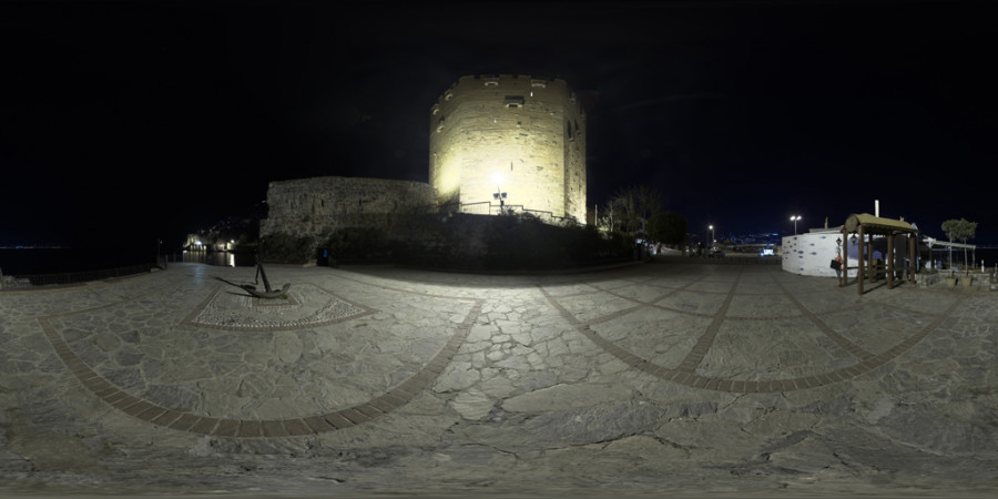 Clear Night Alanya Castle Outdoor Sky HDRI