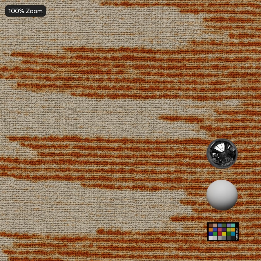 Ikat Stripe Upholstery Fabric Texture, Cream and Ochre