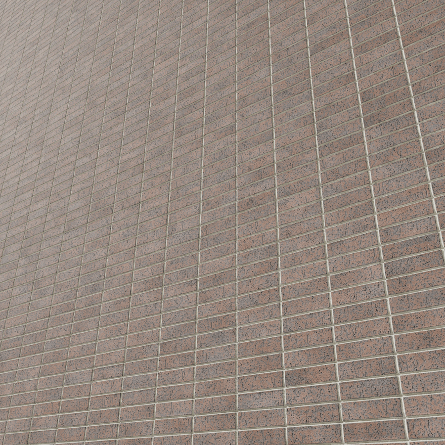 Stacked Dragfaced Brick Texture, Brown