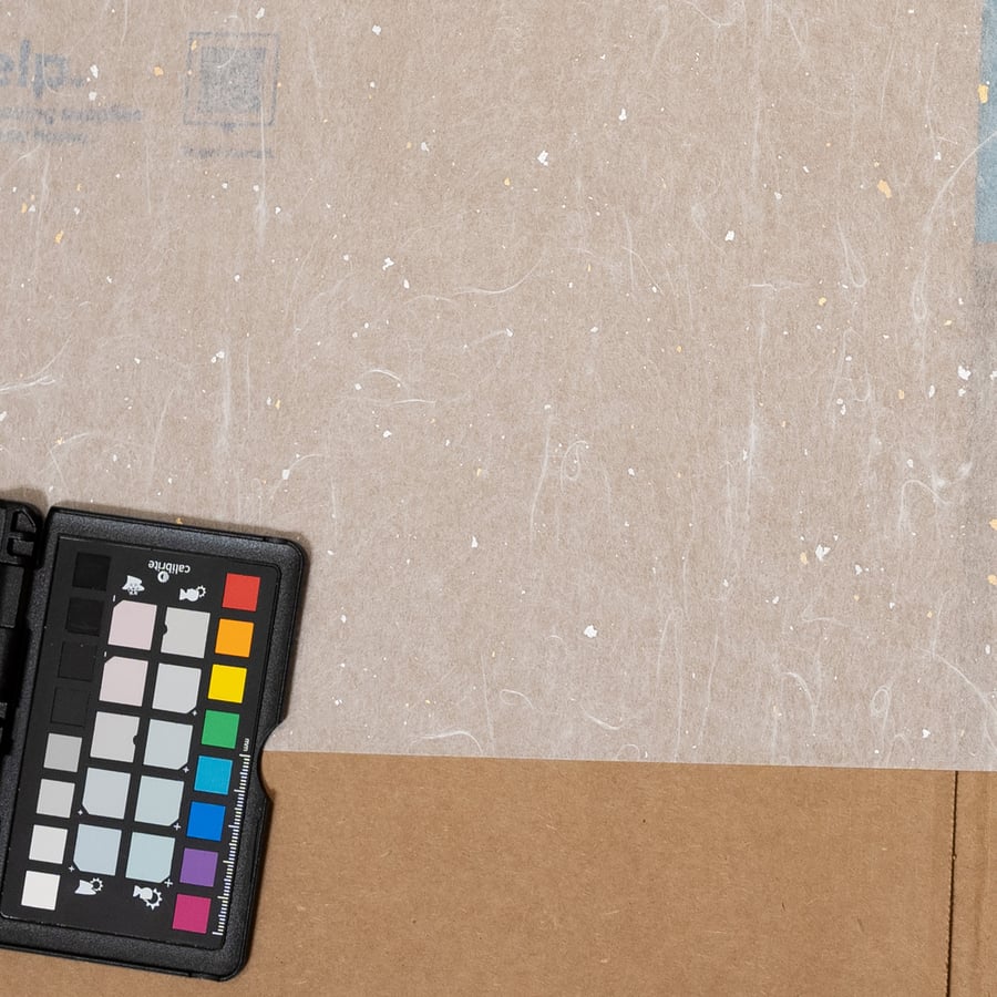 Textura de papel Thai Unryu Mulberry, branco