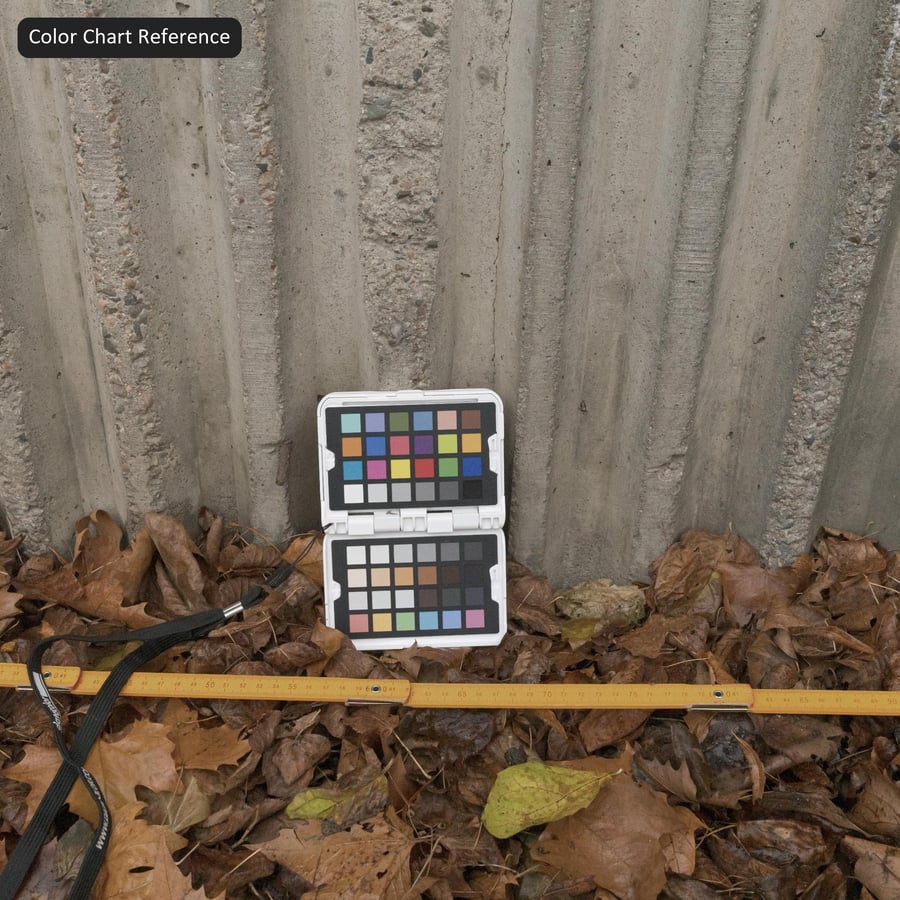 Grooved Concrete Wall Texture