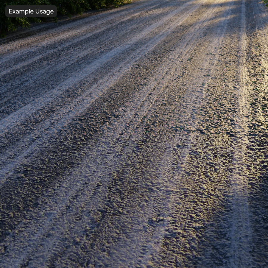 Textura de pneus na neve leve