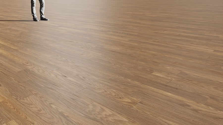 Distinct Grain Thin Plank Walnut Wood Flooring Texture