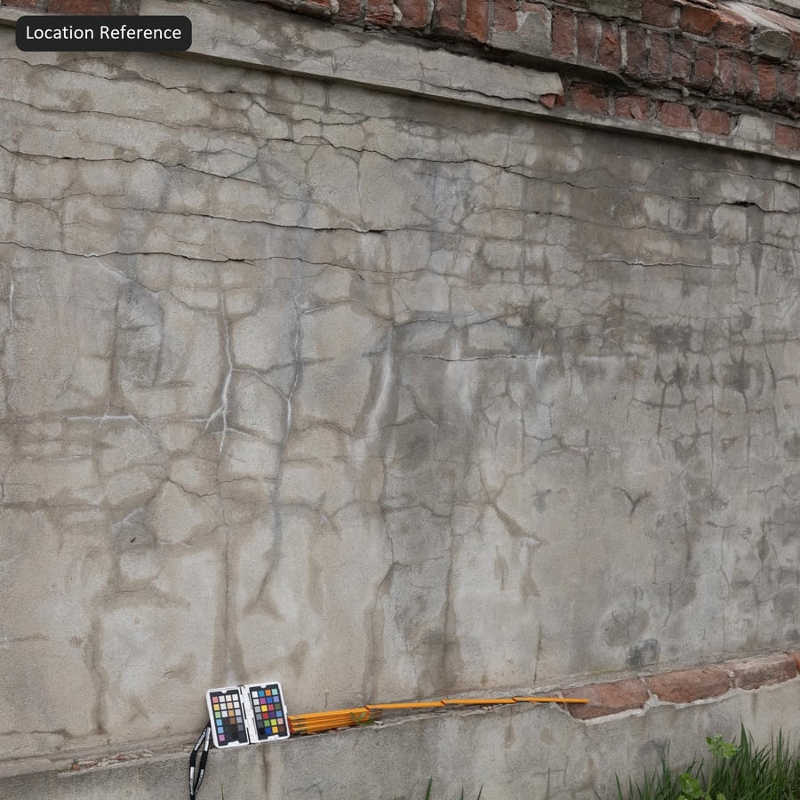 Texture de mur en plâtre craquelé et écaillé