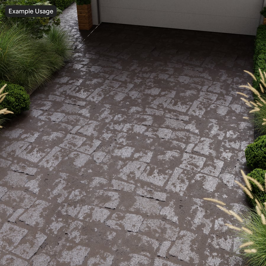 Dirt and Stone Paver Texture, Brown