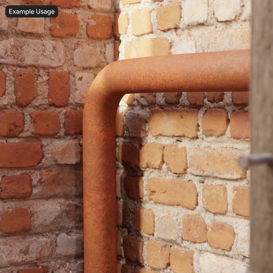 Highly Uneven Rust Texture