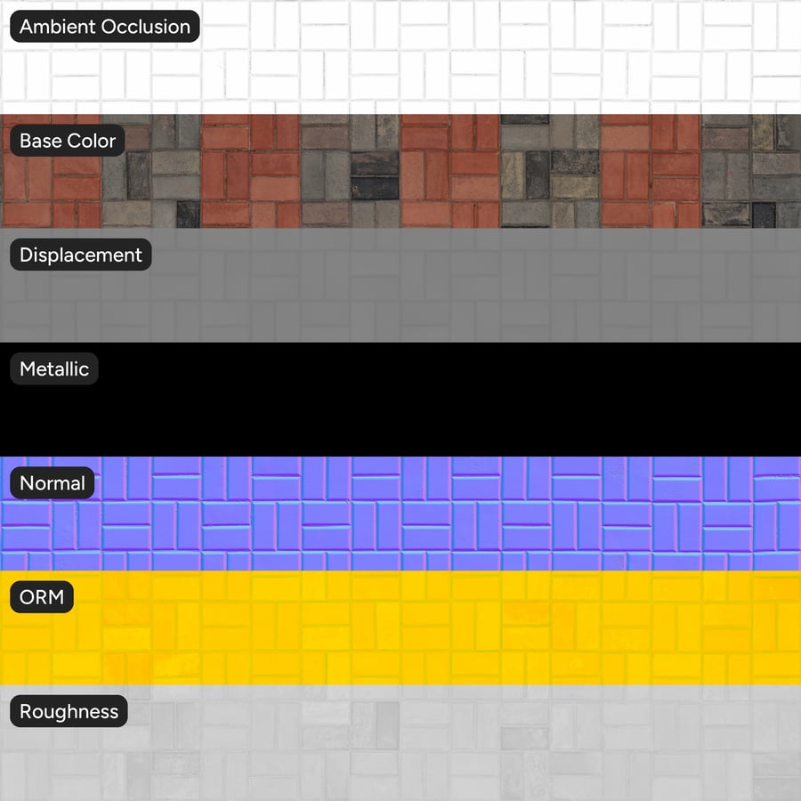 Textur av stenbeläggning, flerfärgad