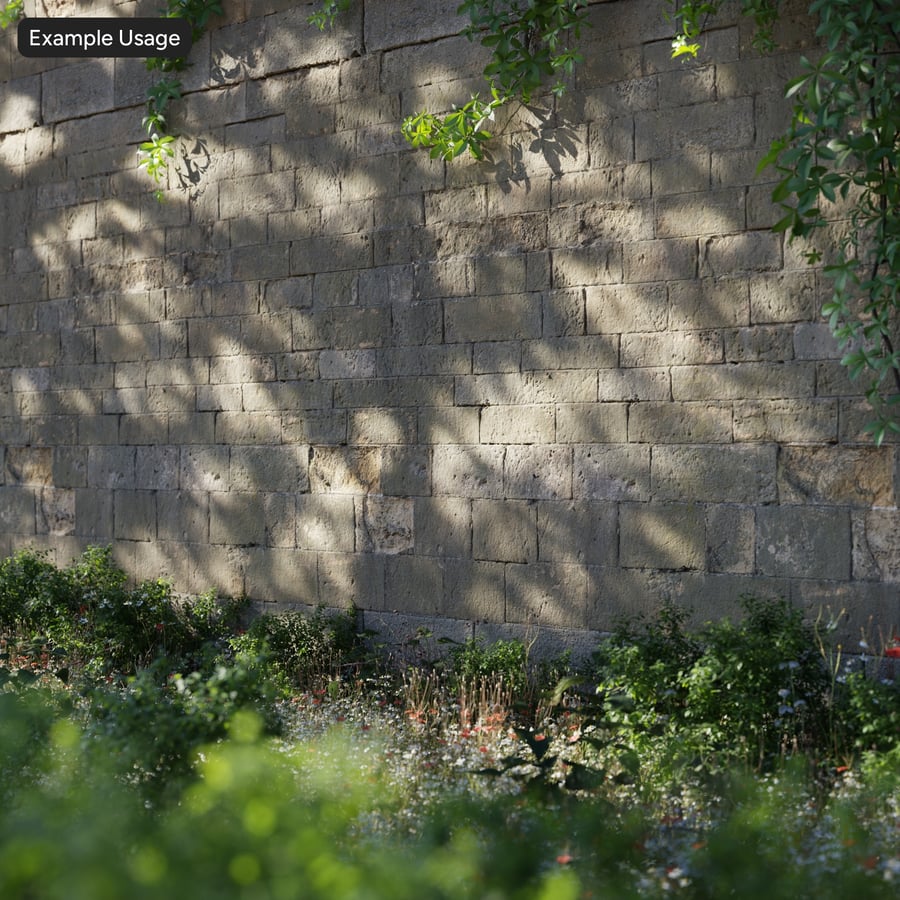 Texture de mur en blocs de pierre vieillis et écaillés