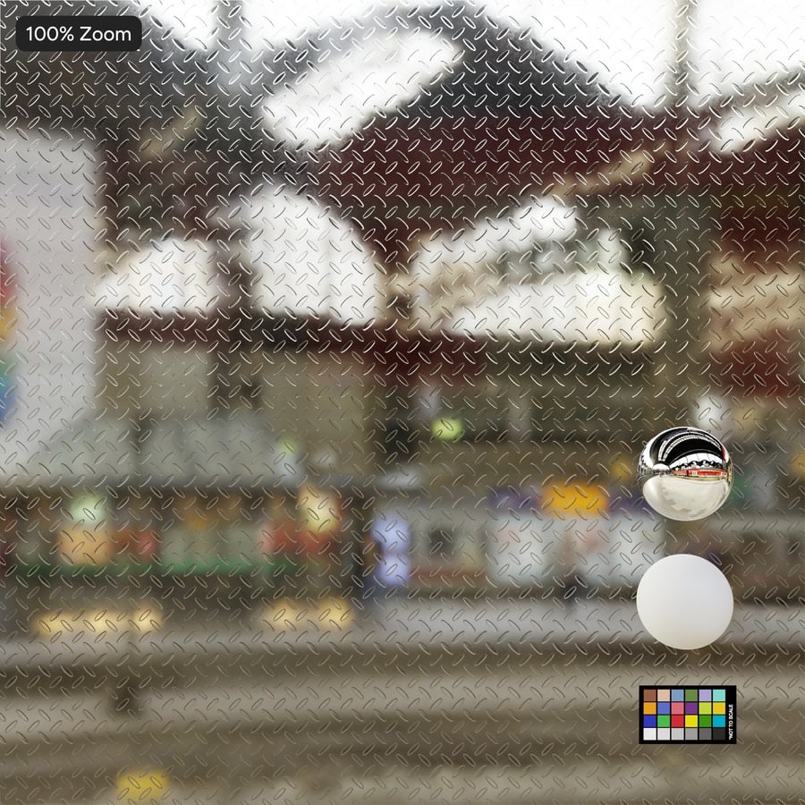 Clear Glass Tread Texture