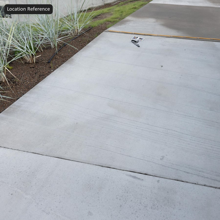 Textura de calçada de concreto fosco