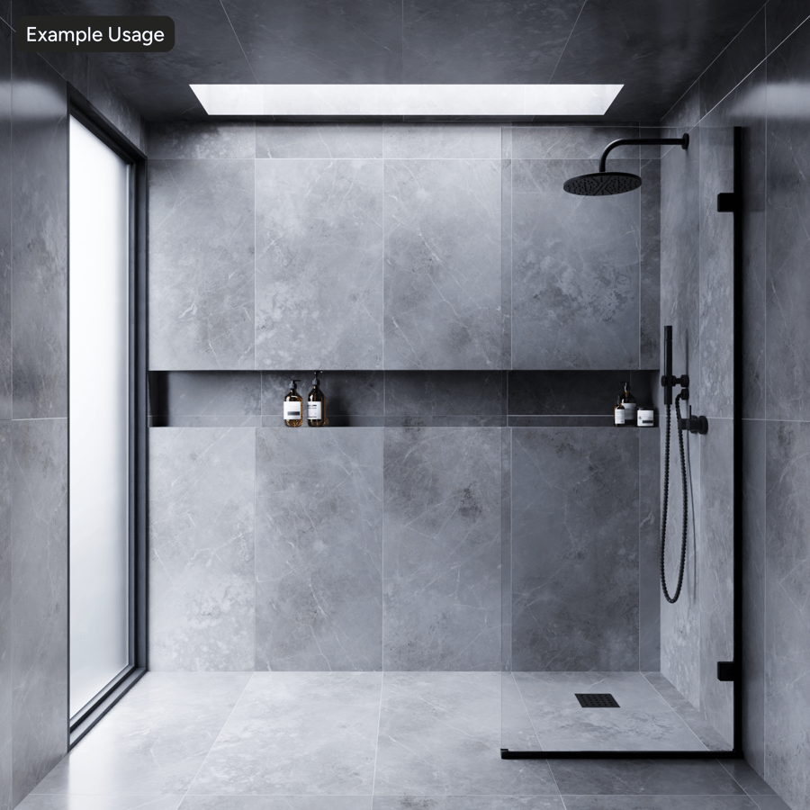 Rectangular Marble Matte Tile Texture, Dusky Beige