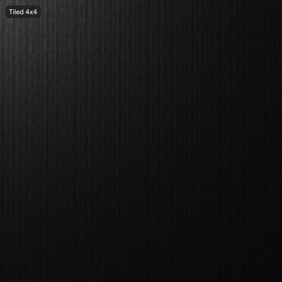 Charred Accoya Wood Board Texture, Black