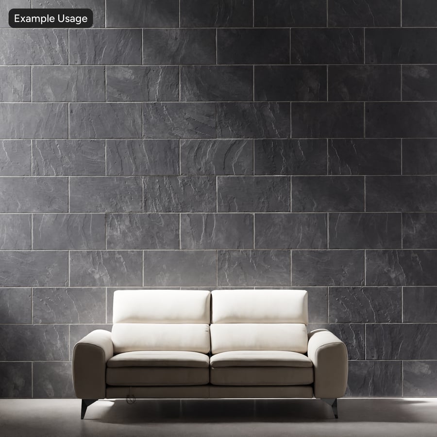 Carreaux d'ardoise rectangulaires Texture murale