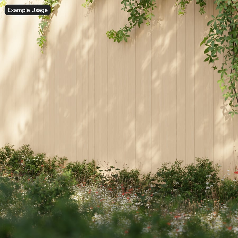 Smooth Accoya Wood Board Texture, Light Ivory