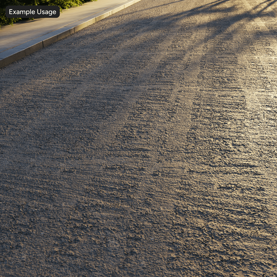 Textuur van versleten asfaltwegen, rood