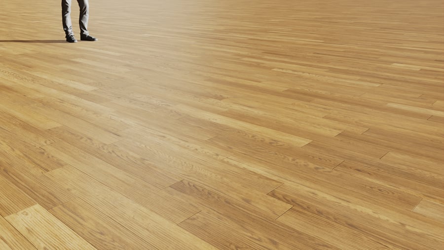 Distinct Grain Thin Plank Parisian Oak Wood Flooring Texture