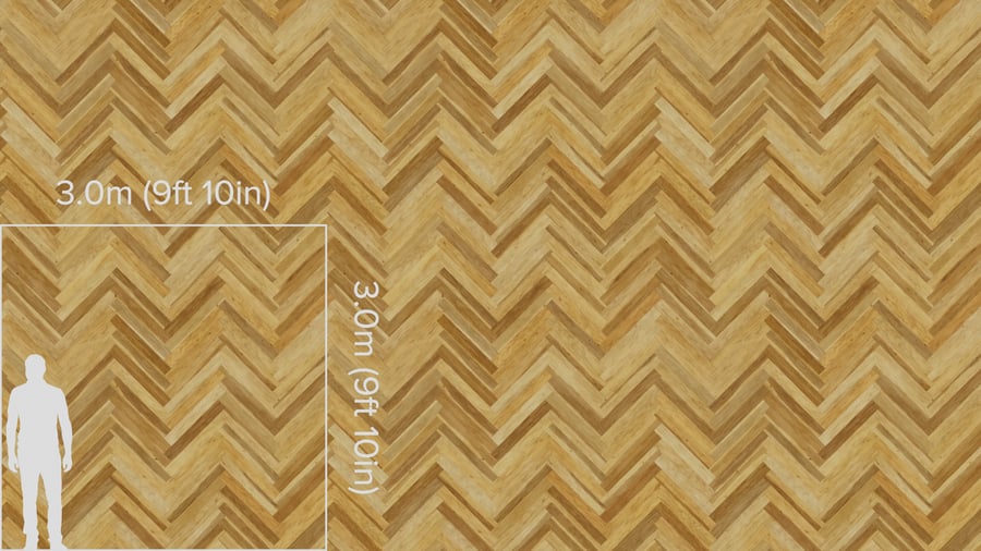 Reclaimed Herringbone Pattern Poplar Wood Flooring Texture