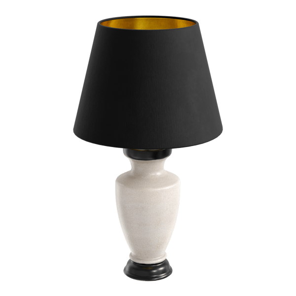 Eno Ceramic Arrius Calmness Shade Lamp Model, White