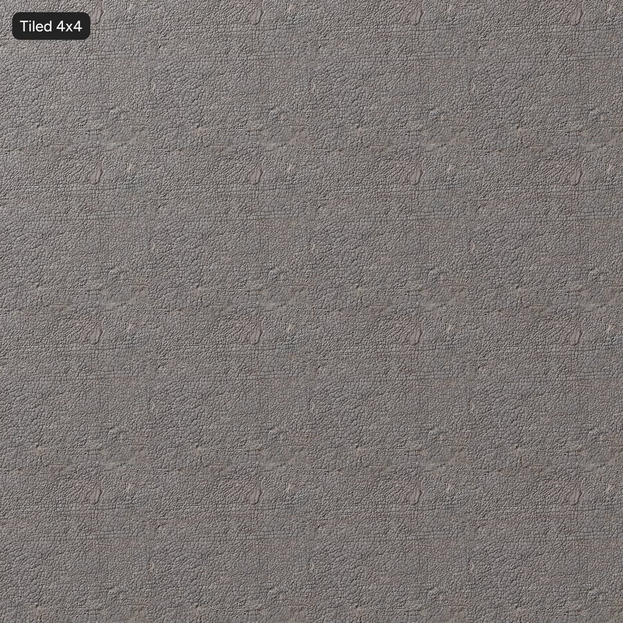 Textura de asfalto fortemente rachado, cinza