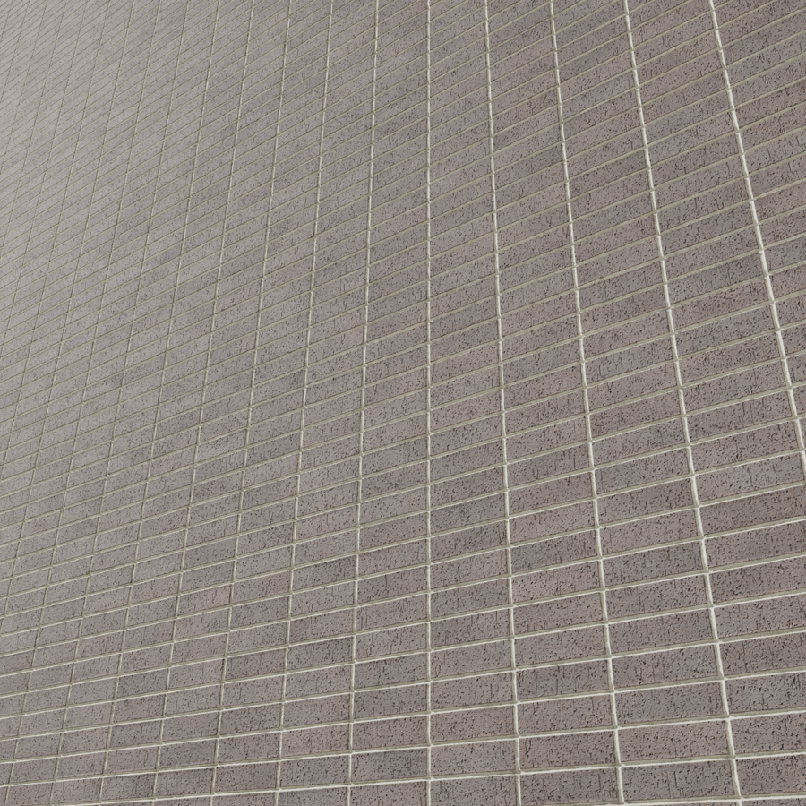 Stacked Dragfaced Brick Texture, Grey