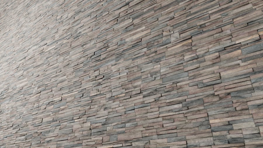 Jagged Mosaic Ledger Tiles Texture